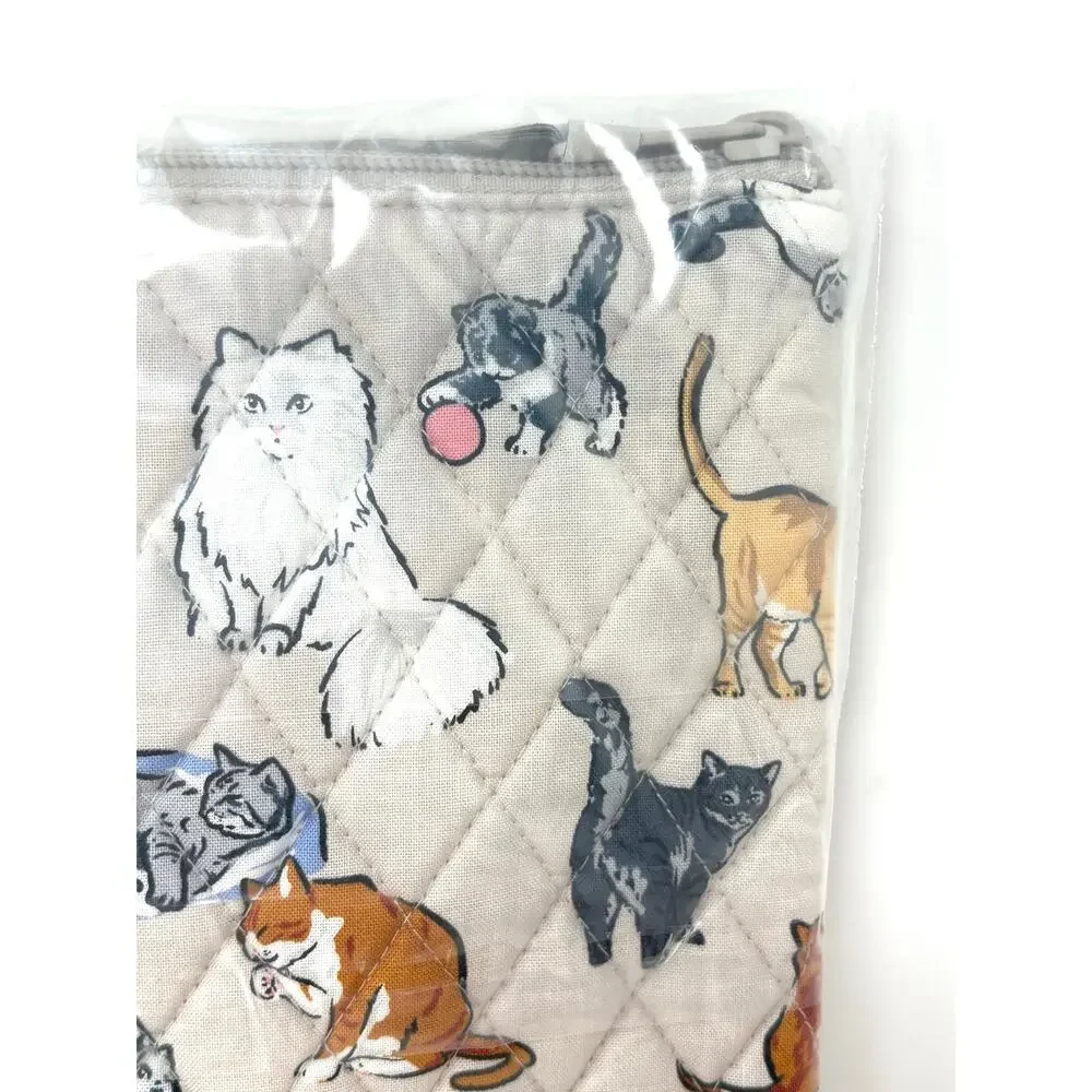 Vera Bradley A Cat’s Life Laptop Pouch Cotton Up To 15 in Laptop Cat Lover Gift